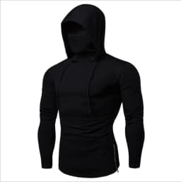 2027 Men Solid Color Hoodies Autumn Leisure Fitness Sweatshirt Men's Thin Sweater Hooded Long-Sleeved Hoodie M-5XL