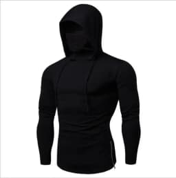 2027 Men Solid Color Hoodies Autumn Leisure Fitness Sweatshirt Men's Thin Sweater Hooded Long-Sleeved Hoodie M-5XL