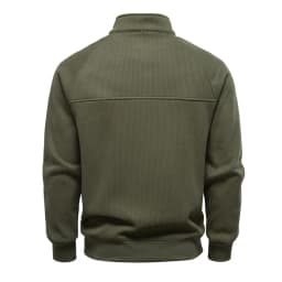 AIOPESIN Brand Men Winter Thermal Sweater Cotton Zipper Slim Fit Thermal Underlayer Top Luxury Soft Shell Pullover Sweatshirt
