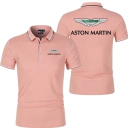 Aston Martin Racing Logo Men's Polo Shirt 2026 New Fashion Men's Top