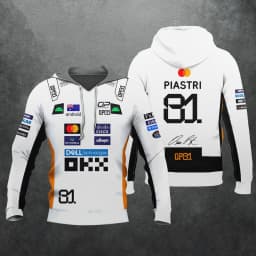 2026 New Racing Lando Norris #1 Driver Hoodie, Men's and Women's Casual Sports Top