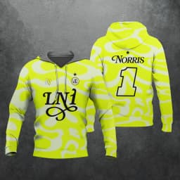 2026 New Racing Lando Norris #1 Driver Hoodie, Men's and Women's Casual Sports Top