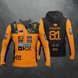 2026 New Racing Lando Norris #1 Driver Hoodie, Men's and Women's Casual Sports Top