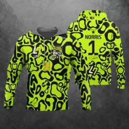2026 New Racing Lando Norris #1 Driver Hoodie, Men's and Women's Casual Sports Top