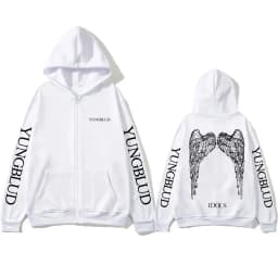 Yungblud IDOLS Wings Album Tour 2025 Zipper Hoodie Male Oversized Zip Up Jacket Men Women Clothing Hip Hop Hoodies Streetwear