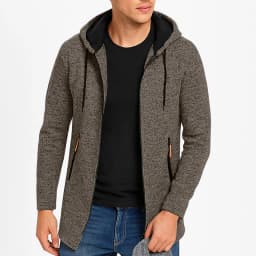 Men Sweatshirts Casual Hooded for Men with Zip Pockets Full Zip Long Sleeve Sweatshirt Sports Hooded Jacket Oversize Outerwear