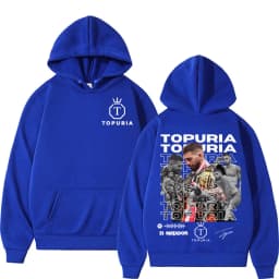El Matador Ilia Topuria Vintage Graphic Hoodies Men's Clothing Fashion Gothic Oversized Hoodie Casual Fleece Comfort Sweatshirts