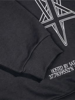 Hip Hop Streetwear Men Hoodies Satan Club Graphic Print Hooded Women Unisex Autumn Winter Punk Sweatshirts Y2K Coat Clothes Goth