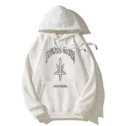 Hip Hop Streetwear Men Hoodies Satan Club Graphic Print Hooded Women Unisex Autumn Winter Punk Sweatshirts Y2K Coat Clothes Goth