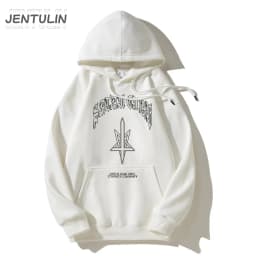 Hip Hop Streetwear Men Hoodies Satan Club Graphic Print Hooded Women Unisex Autumn Winter Punk Sweatshirts Y2K Coat Clothes Goth