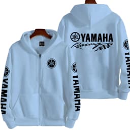 YAMAHA Logo Motorcycle Racing Team Men Zipper Hoodie 2026 New Fashion Women Sweatshirt Spring Autumn Sports Couple Jackets Coat