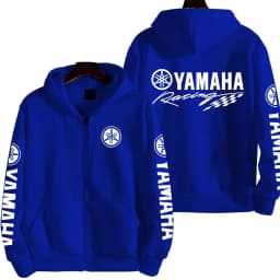 YAMAHA Logo Motorcycle Racing Team Men Zipper Hoodie 2026 New Fashion Women Sweatshirt Spring Autumn Sports Couple Jackets Coat