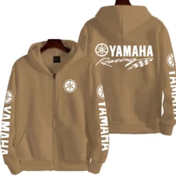 YAMAHA Logo Motorcycle Racing Team Men Zipper Hoodie 2026 New Fashion Women Sweatshirt Spring Autumn Sports Couple Jackets Coat