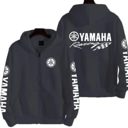 YAMAHA Logo Motorcycle Racing Team Men Zipper Hoodie 2026 New Fashion Women Sweatshirt Spring Autumn Sports Couple Jackets Coat