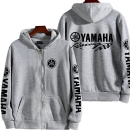YAMAHA Logo Motorcycle Racing Team Men Zipper Hoodie 2026 New Fashion Women Sweatshirt Spring Autumn Sports Couple Jackets Coat
