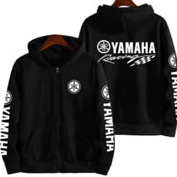 YAMAHA Logo Motorcycle Racing Team Men Zipper Hoodie 2026 New Fashion Women Sweatshirt Spring Autumn Sports Couple Jackets Coat