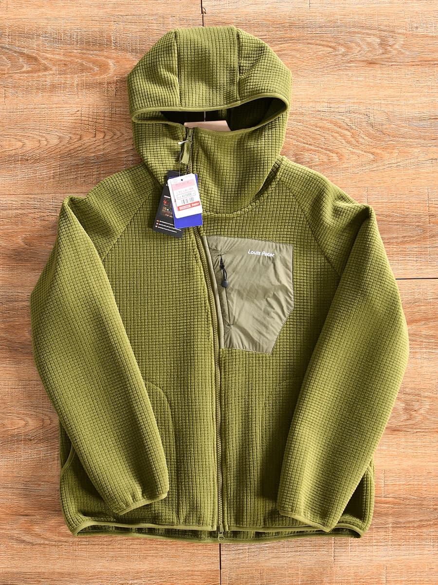 Japanese Style Men's Hooded Open Cardigan Sweatshirt Jacket Corn Pattern Velvet Texture Spring Autumn Casual Fashion