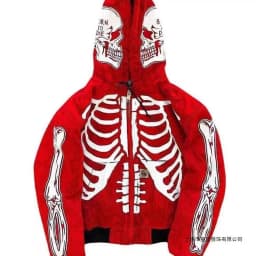 Skull Print Hooded Long Sve Sweatirt Casual Loose Fit Youthful Printed Hoodie Zipper Closure Comfortable Spring Autumn Top