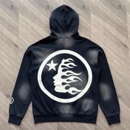 HS Wash Water Heavy Diamond Set Casual Hoodie