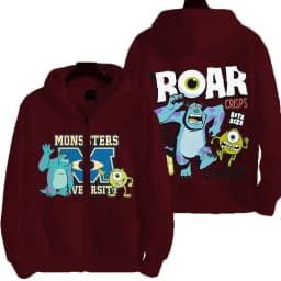 Monsters, Inc. Cartoon Anime Men Zipper Hoodie 2026 New Fashion Women Sweatshirt Spring Autumn Couple Jackets Coat