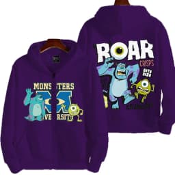 Monsters, Inc. Cartoon Anime Men Zipper Hoodie 2026 New Fashion Women Sweatshirt Spring Autumn Couple Jackets Coat