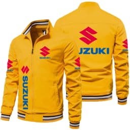 Suzuki Logo Motorcycle Racing Team Men Zipper Jacket 2026 New Sports Male Jackets Coat Spring Autumn Sports Men's Clothes Coats