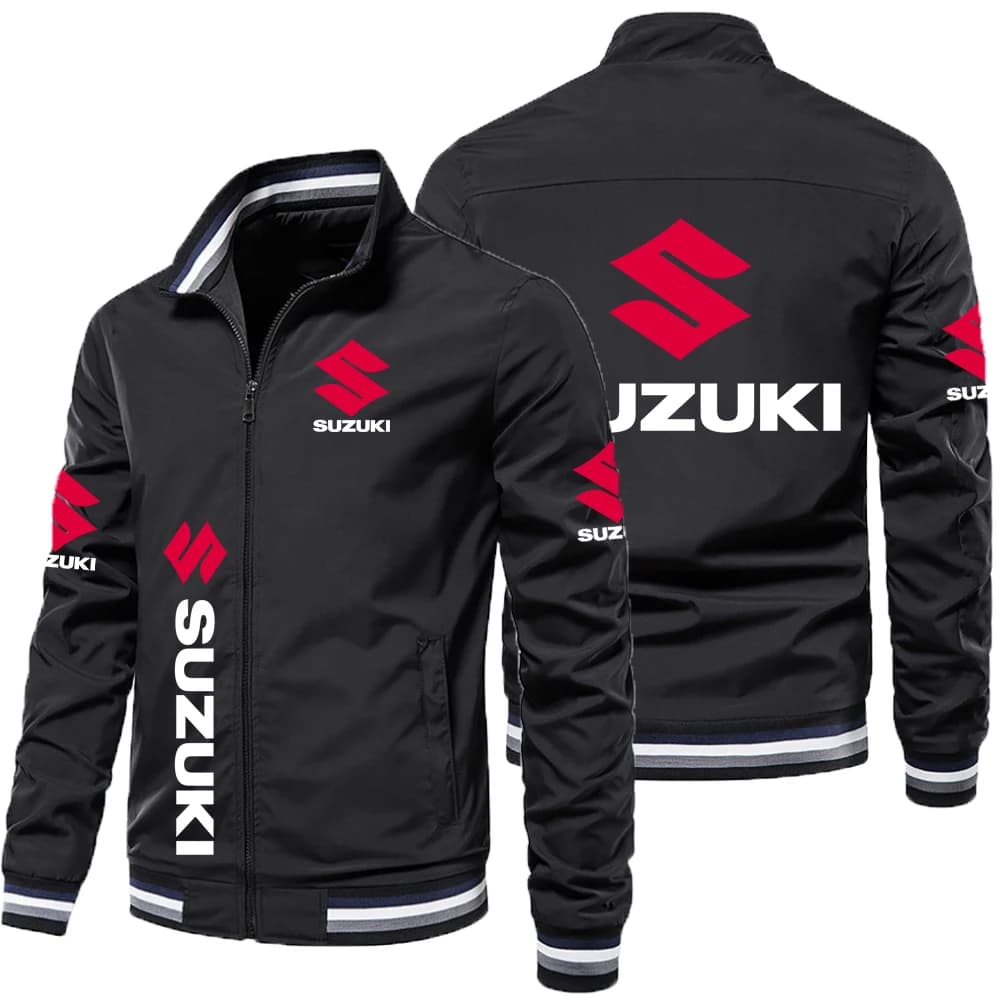Suzuki Logo Motorcycle Racing Team Men Zipper Jacket 2026 New Sports Male Jackets Coat Spring Autumn Sports Men's Clothes Coats