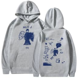 Rapper Milo J 111 Album Merch Hoodies Men's Women Clothing Harajuku Hip Hop Sweatshirts Vintage Long Sleeve Pullovers Streetwear