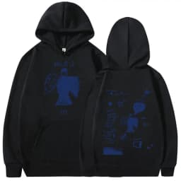Rapper Milo J 111 Album Merch Hoodies Men's Women Clothing Harajuku Hip Hop Sweatshirts Vintage Long Sleeve Pullovers Streetwear