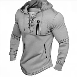 Solid Sweatshirts Men Hoodie Mens Sweatshirt Couples Hoodies Fashion Zipper Hoodie Men's Long Sleeve Hooded Jogger Streetwear