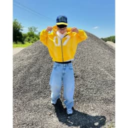 Men 07 Yellow Hoodie American Retro Graphic Print Cotton Thickened Oversized Streetwear Pullover Casual Sweatshirt Fall Winter