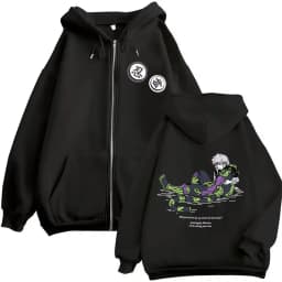 Anime Hunter X Hunter Zipper Hoodie Killua Zoldyck Graphic Hoodies Men Women Vintage Oversized Fleece Cotton Zip Up Jacket Coat