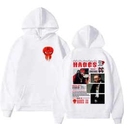 Rapper Hades 66 2025 Album Graphic Cover Hoody Men's Clothing Gothic Long Sleeve Sweatshirt Y2K Vintage Oversized Fleece Hoodies
