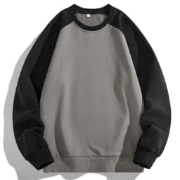 Spring Autumn Men's Sweatshirts Fashion Patchwork Long Sleeve O-Neck Loose Streetwear Pullovers Casual Hoodies Sweatshirt Men