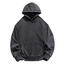 High Quality Vintage Distress Hoodies For Men Siro Spins Double Yarn Couple Sweatshirt Korean Streetwear Hip Hop Pullover Male