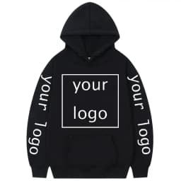 2025 Private Customized Yours LOGO Graphic Print Hoodie Fashion Casual Hooded Sweatshirt Men Women High Quality Fleece Pullovers