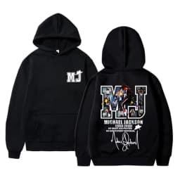 Classic Vintage Michael Jackson Graphic Hoodie Men Women Hip Hop Punk Rock Oversized Sweatshirt Men's Casual Long Sleeve Hoodies
