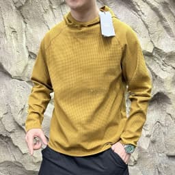 Afashion AMASSRUVE Autumn Winter Couple's Elastic Lightweight Hooded High Collar Sweater Trendy Breathable Polyester Long Sleeve