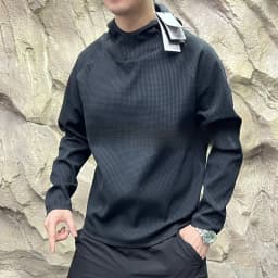 Afashion AMASSRUVE Autumn Winter Couple's Elastic Lightweight Hooded High Collar Sweater Trendy Breathable Polyester Long Sleeve