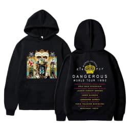 Michael Jackson King of Pop Graphic Hoodie Men Women Vintage Gothic Rock Sweatshirt Male Hip Hop Punk Oversized Pullover Hoodies