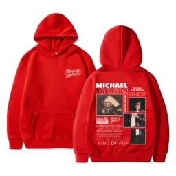 Michael Jackson King of Pop Graphic Hoodie Men Women Vintage Gothic Rock Sweatshirt Male Hip Hop Punk Oversized Pullover Hoodies