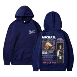 Michael Jackson King of Pop Graphic Hoodie Men Women Vintage Gothic Rock Sweatshirt Male Hip Hop Punk Oversized Pullover Hoodies
