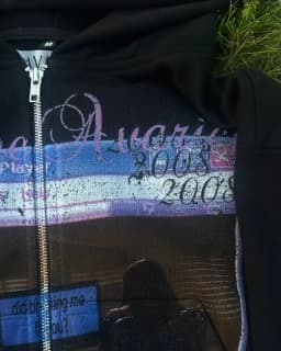 Mens Black Zip Up Hoodie Retro Movie Player Graphic Streetwear Casual Pullover Loose Fit Sweatshirt Mens Fashion Hip Hop Style