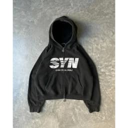 Mens Black Zip Up Hoodie Retro Movie Player Graphic Streetwear Casual Pullover Loose Fit Sweatshirt Mens Fashion Hip Hop Style