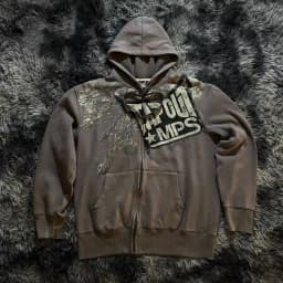 Mens Black Zip Up Hoodie Retro Movie Player Graphic Streetwear Casual Pullover Loose Fit Sweatshirt Mens Fashion Hip Hop Style