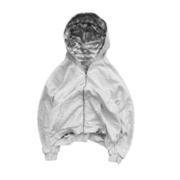 KAMEHARA American Retro Reversible Plaid Zipper Hoodie Sweatshirt Mens Womens Casual Plaid Hoodies Solid Color Lining Y2K 골프웨어