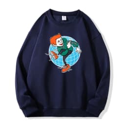 Harajuku Oversized Pullover Streetwear Men's Hoodies Antihipic Graphic Print Hooded Sweatshirts Hip Hop Tops Gothic Y2k Clothing
