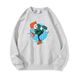 Harajuku Oversized Pullover Streetwear Men's Hoodies Antihipic Graphic Print Hooded Sweatshirts Hip Hop Tops Gothic Y2k Clothing