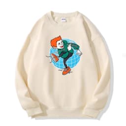 Harajuku Oversized Pullover Streetwear Men's Hoodies Antihipic Graphic Print Hooded Sweatshirts Hip Hop Tops Gothic Y2k Clothing