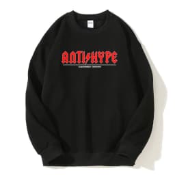 Men Hoodie Oversized Pullover Y2k Streetwear Hip Hop Korean Harajuku Vintage Letter Graphic Hooded Sweatshirt Aesthetic Clothing